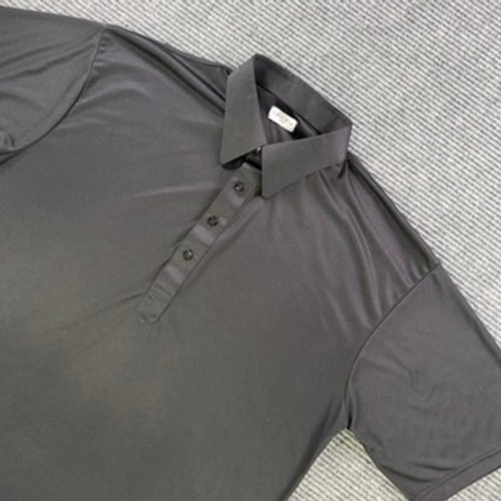 Collars & Co Dress‎ Polo Shirt Mens XL Black Short Sleeve Performance Athleisure